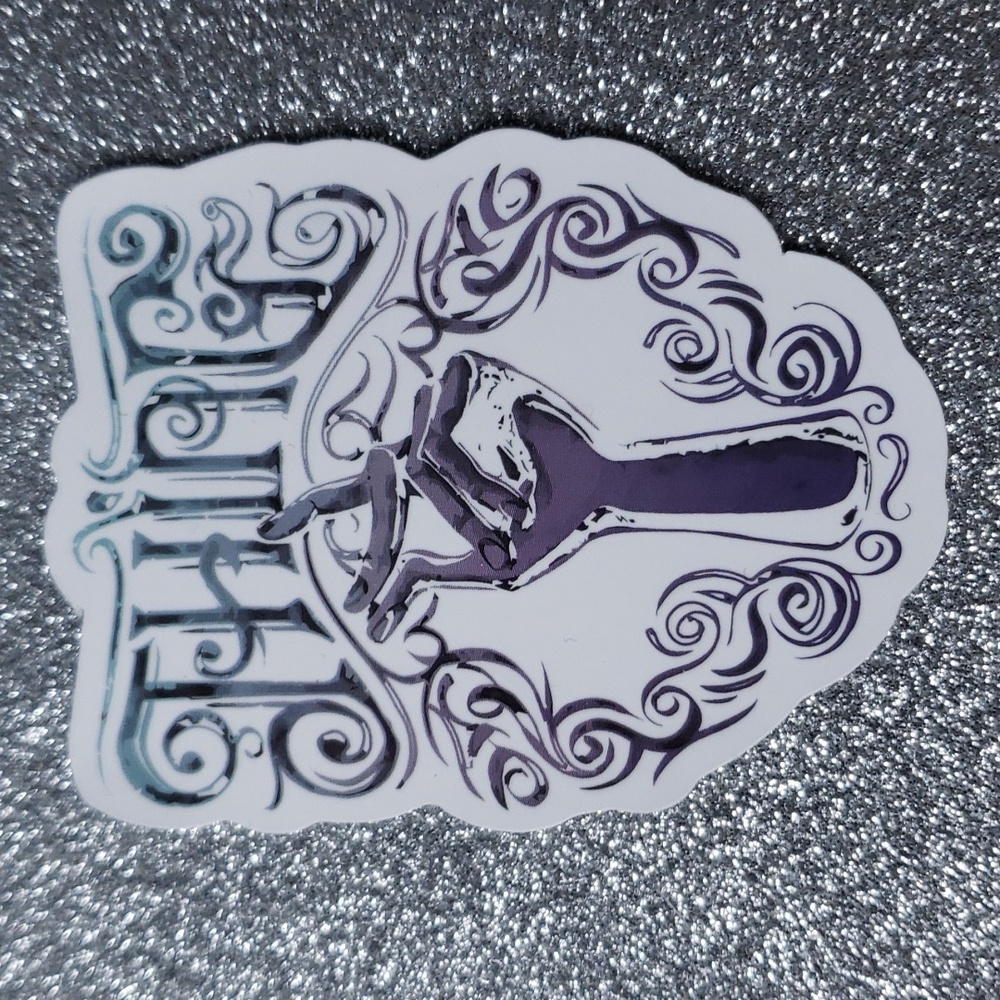 ADDAMS FAMILY waterproof sticker THING Wednesday